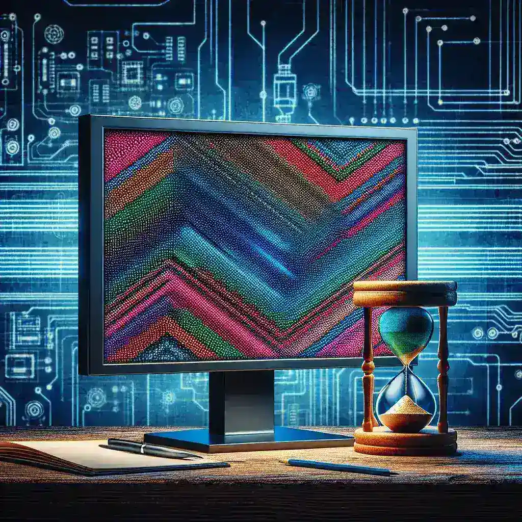 Are LCD monitors prone to screen burn-in?