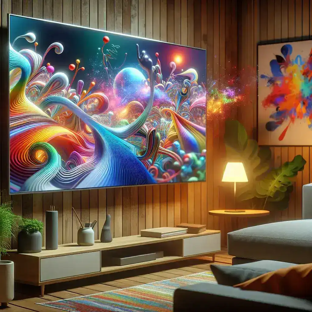 "Apple TV+ logo with animated visuals representing generative animation projects, illustrating the streaming service's expansion into innovative animated content."