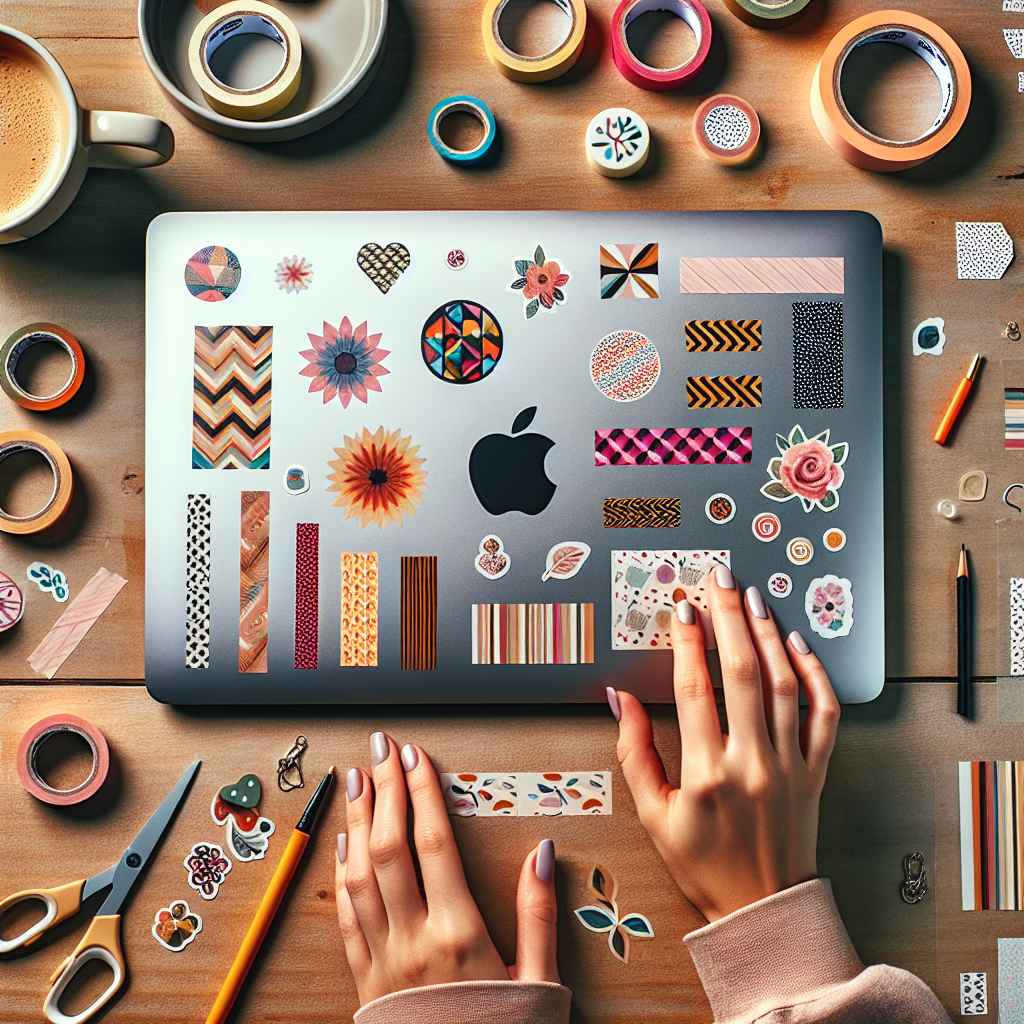 How to Arrange Stickers on a Laptop?